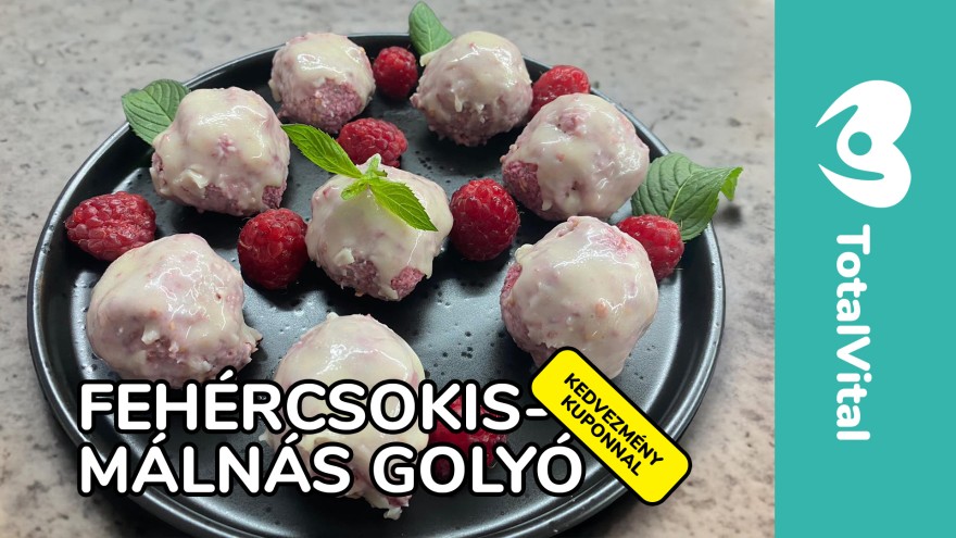 Fehércsokis-Málnás golyó