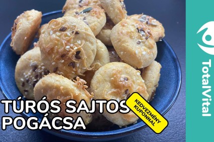 Túros- sajtos pogácsa