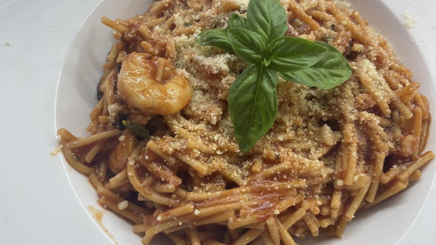 Kagylós-rákos spagetti
