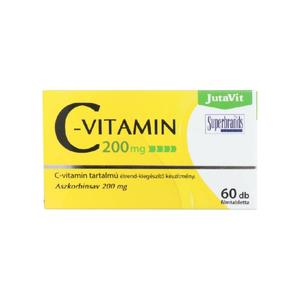 Jutavit C- Vitamin 200 Mg Tabletta 60 db
