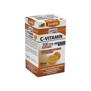 Jutavit C- Vitamin 500 Mg Narancs Rágó Tabletta + D3 + Csipkeb. Kivonat 100 db