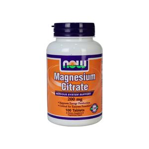 Now magnesium citrate tabletta 200 mg 100 db