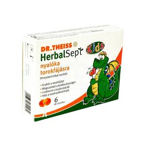 Dr.Theiss herbalsept nyalóka torokfájásra 6 db 85 g